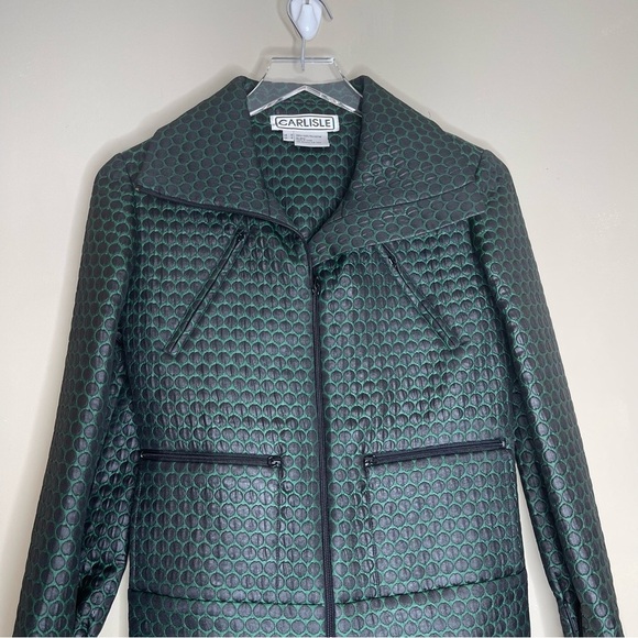 CARLISLE Green and black blazer - Picture 5 of 15